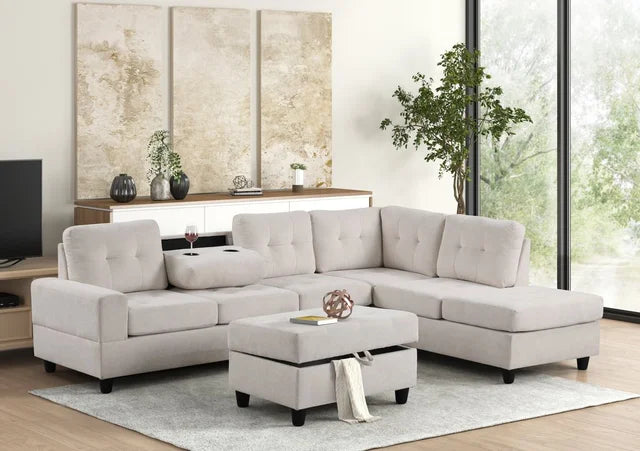 45Heights Reversible Sectional + Ottoman (ETA 9/24)