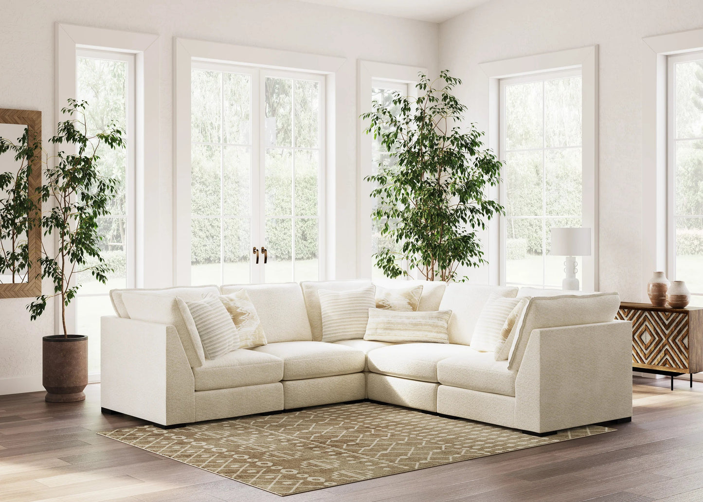 Ashley 480-02 5pcs Modular Sectional