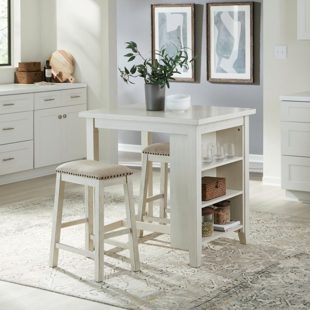942 White 3PC - Table + 2 Chairs (1 LEFT)
