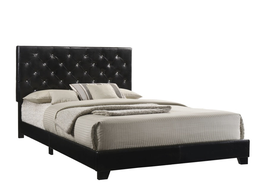 HH2020 Black Diamond Tufted Bed Frame