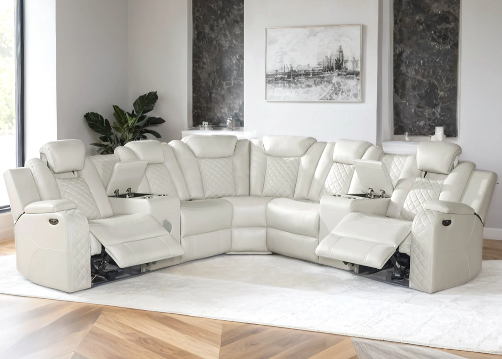 Spaceship Sand Power Reclining Sectional