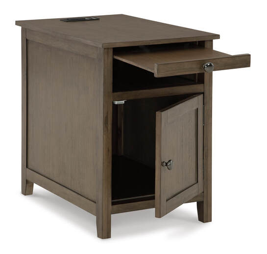 T300-217 Grayish Brown End Table
