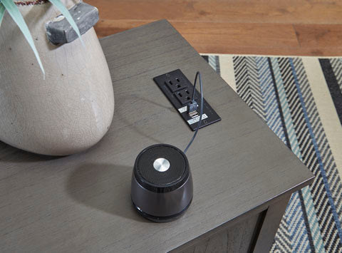 T300-317 Grey End Table