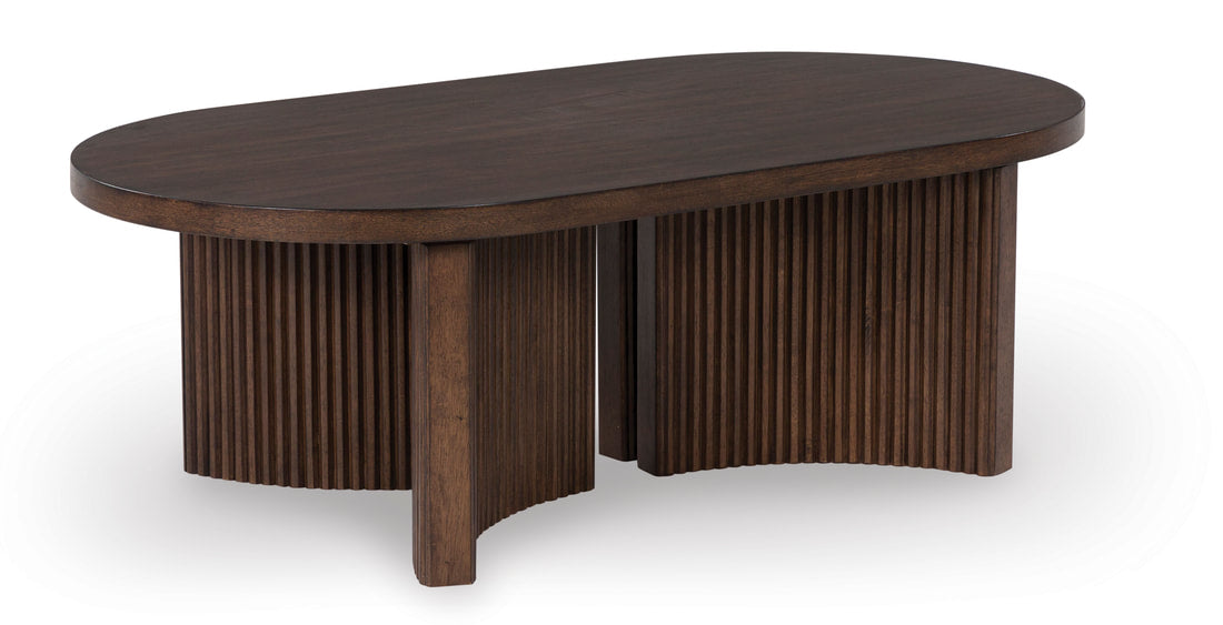 T689 Dark Brown Cocktail Table