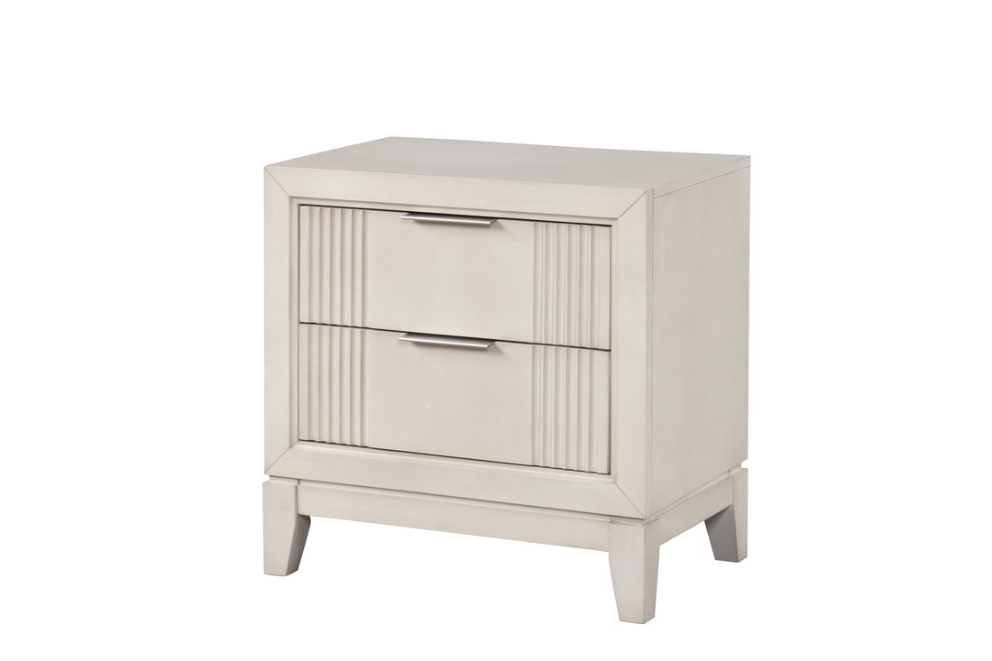 4pcs or 5pcs Uptown LED Natural Wood Finish Bedroom Set