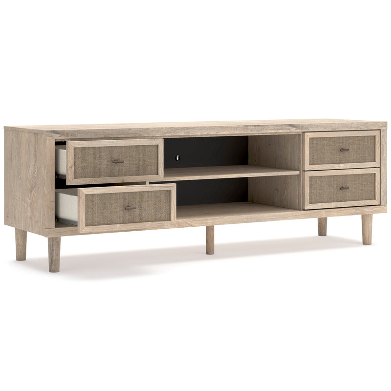 W1199-68 Natural Wood Finish TV Stand
