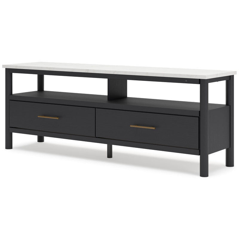 W2616-68 Black TV Stand with Ambient Lightning