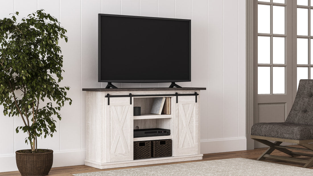 W287-48 Whitewash TV Stand