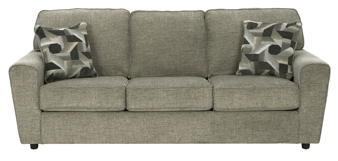 Pewter Fabric Sofa & Loveseat Set