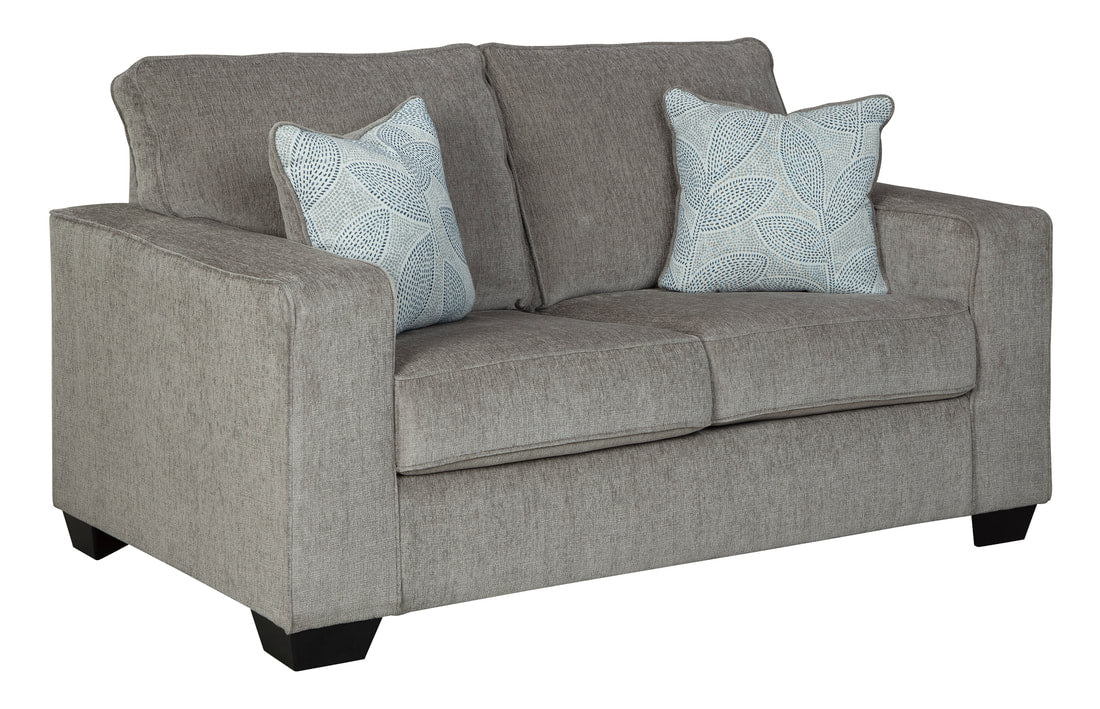 Grey Fabric Sofa & Loveseat Set