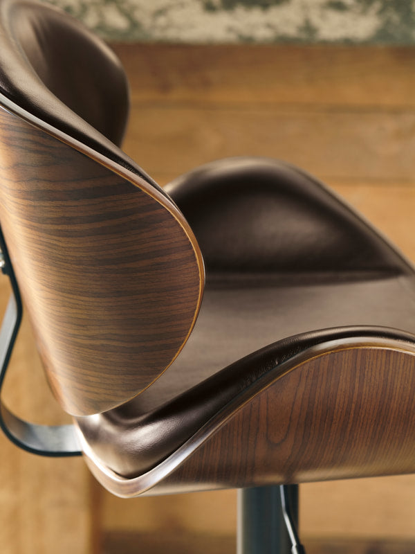 Black & Brown Tall Barstool