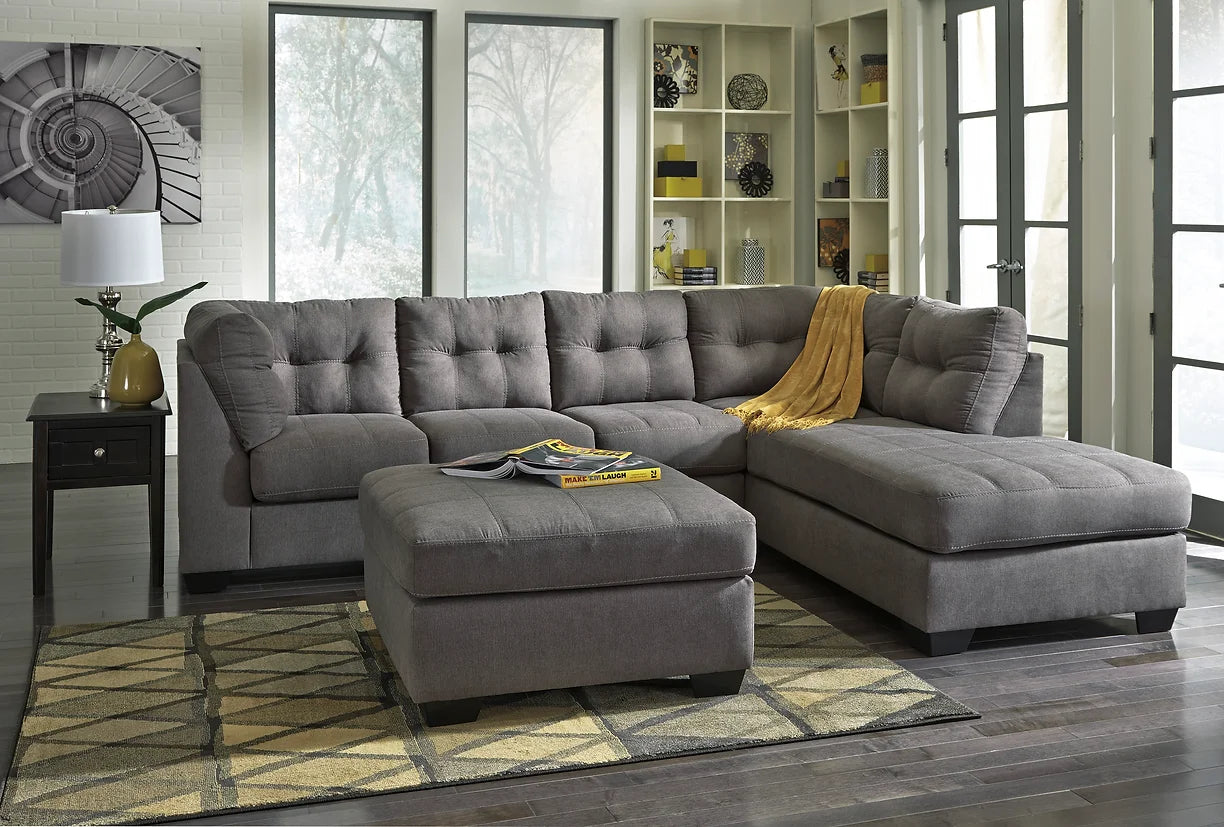 Ashley 553 Grey Fabric Sectional