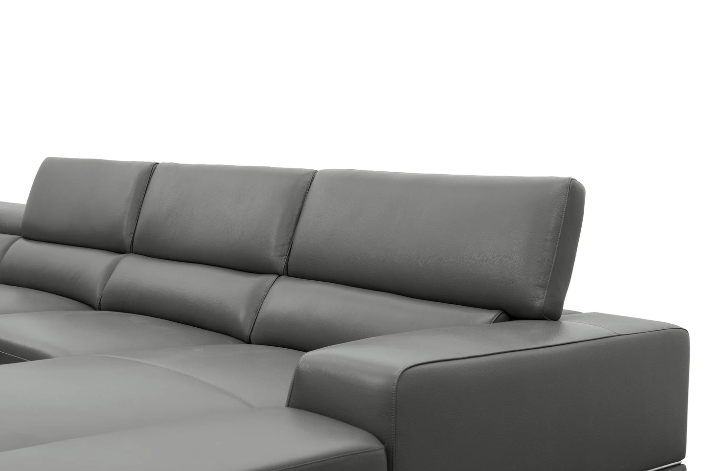 MI-5107 Nella 4pcs  Sectional Sofa Dark Grey