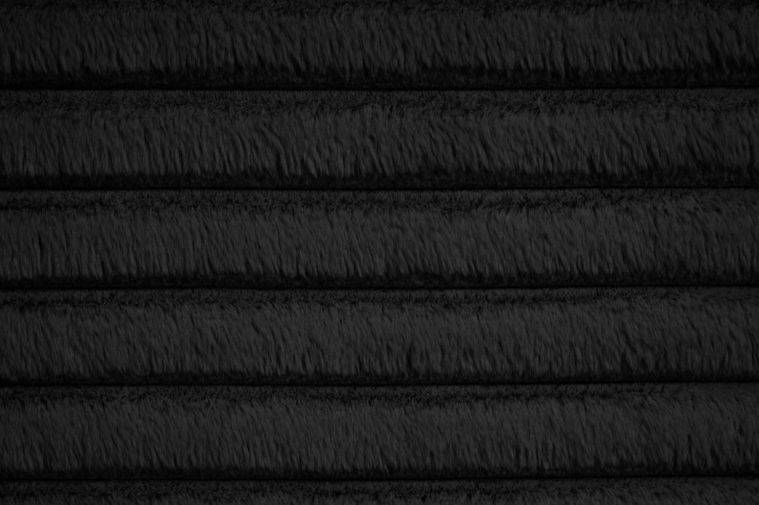 Mariah Black Fabric Platform Bed