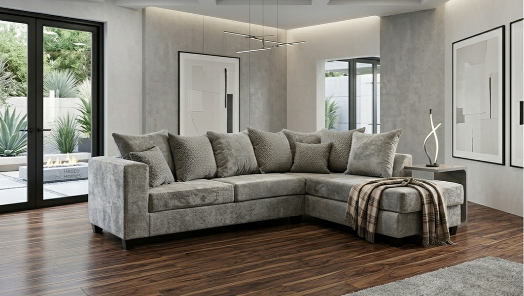110 - Hudson Gray Sectional