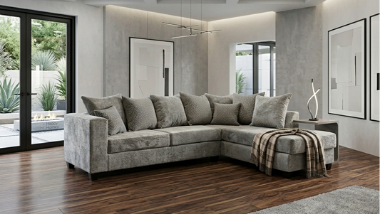 110 - Hudson Gray Sectional