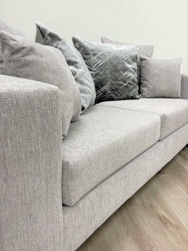 110 Dove Thick Fabric Sectional