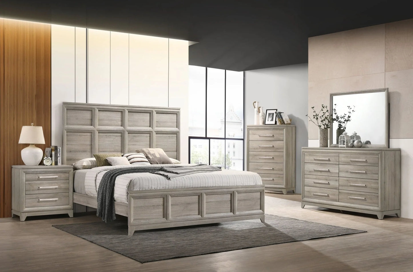 4pcs &amp; 5pcs B2275 Alexander Bedroom Set
