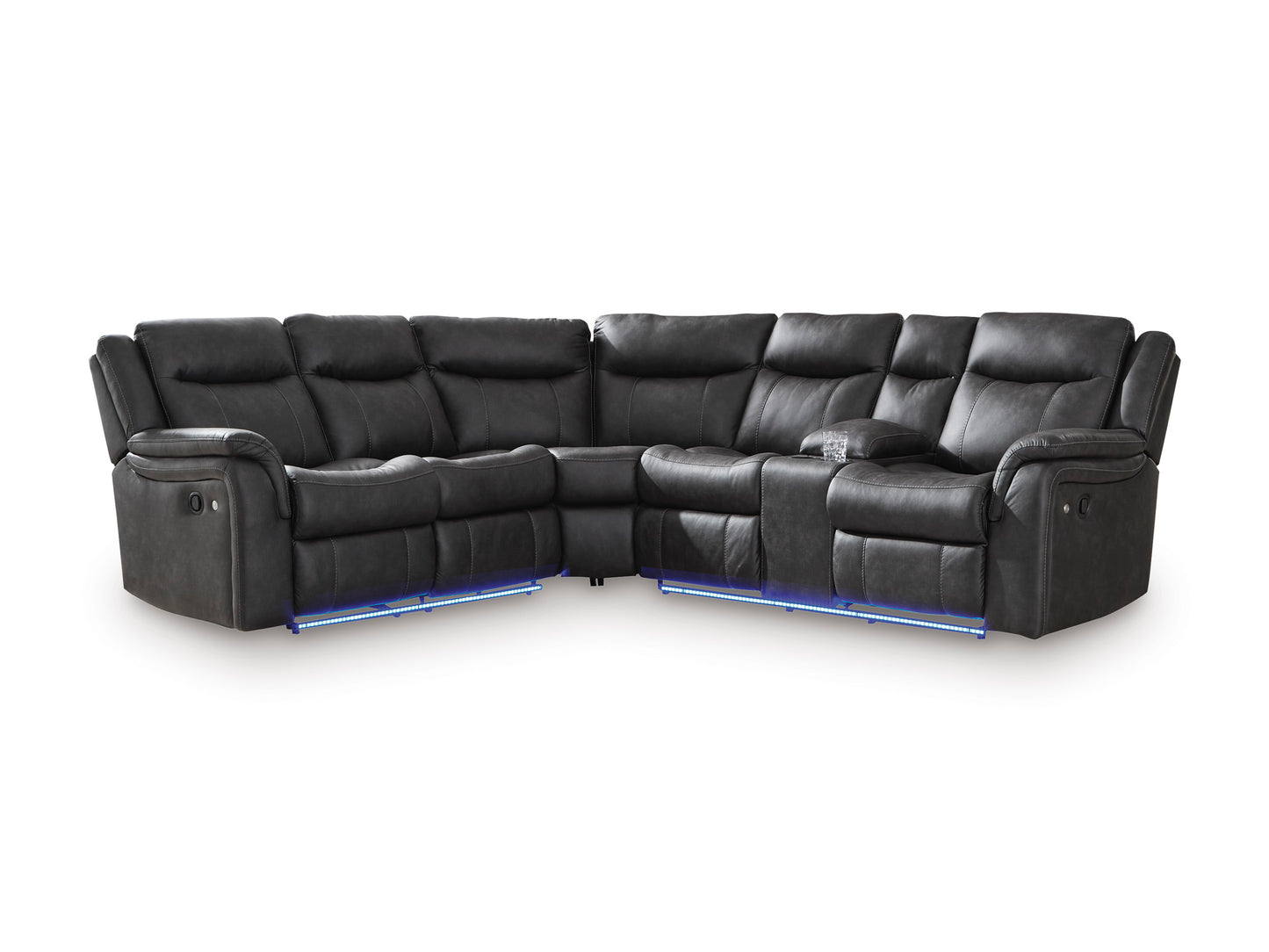 Ashley PC13001 Sultan Meadow Carbon Reclining Sectional