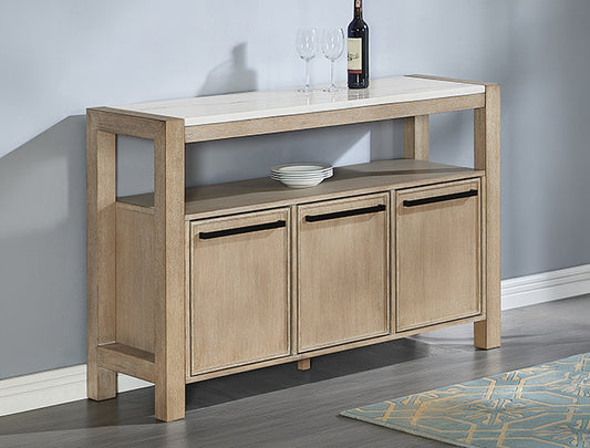 HAZEL GENUINE MARBLE SIDEBOARD