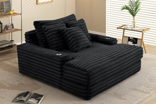 1400 Black Chaise
