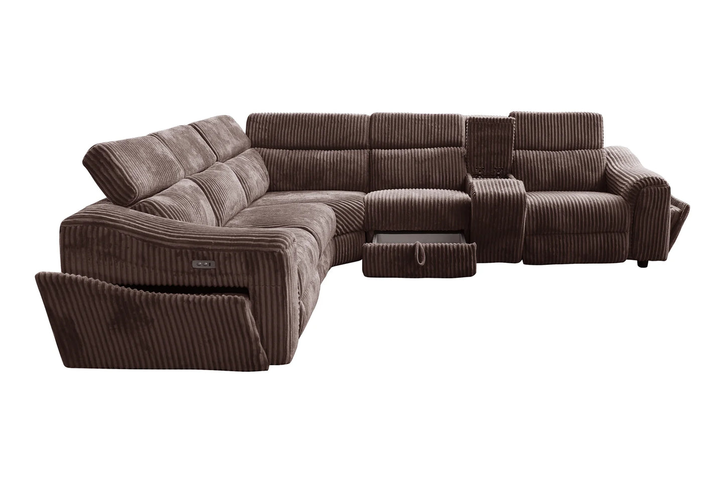 S7033 Yash (Brown) Sectional