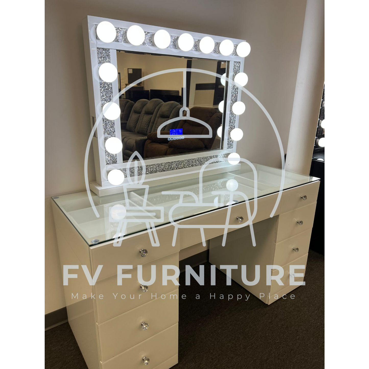 White Vanity