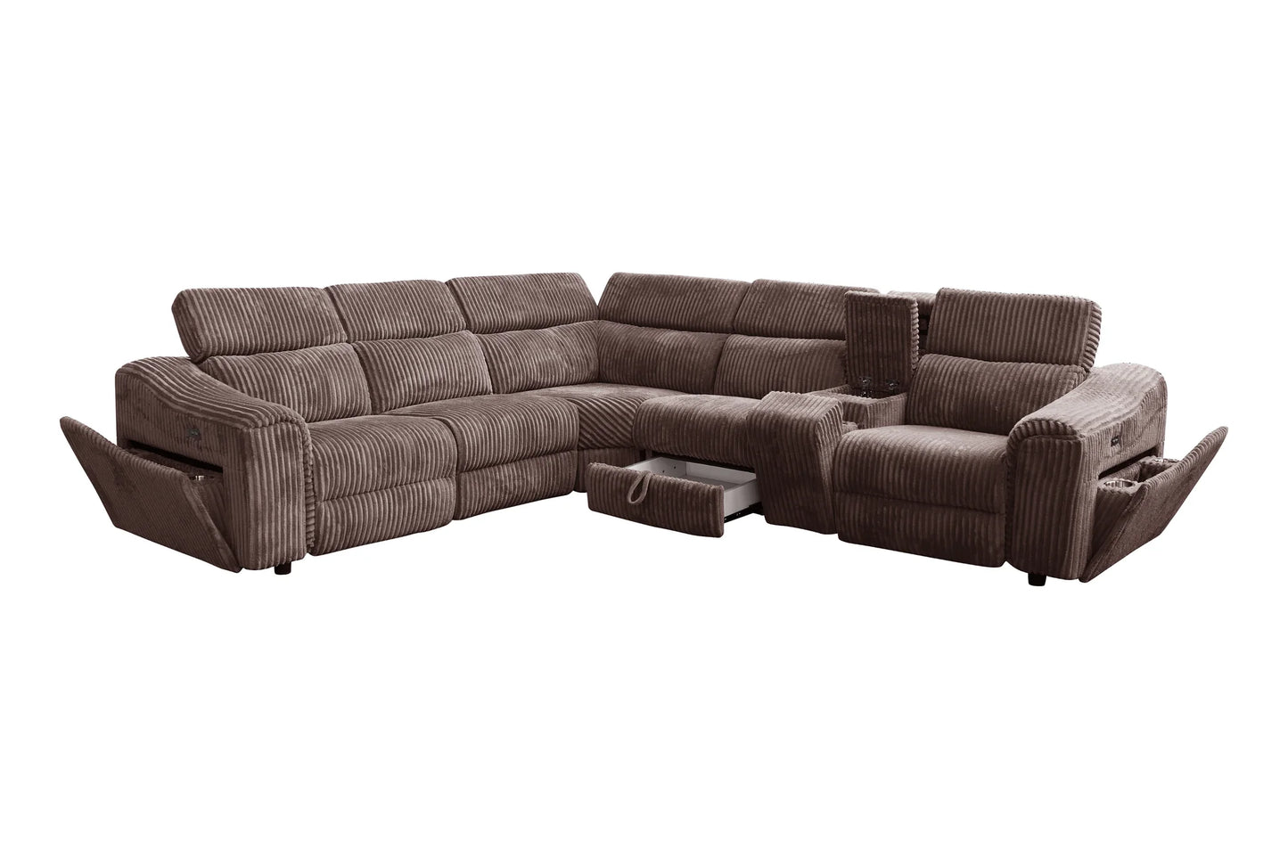 S7033 Yash (Brown) Sectional