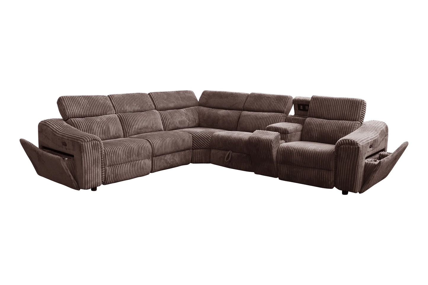 S7033 Yash (Brown) Sectional