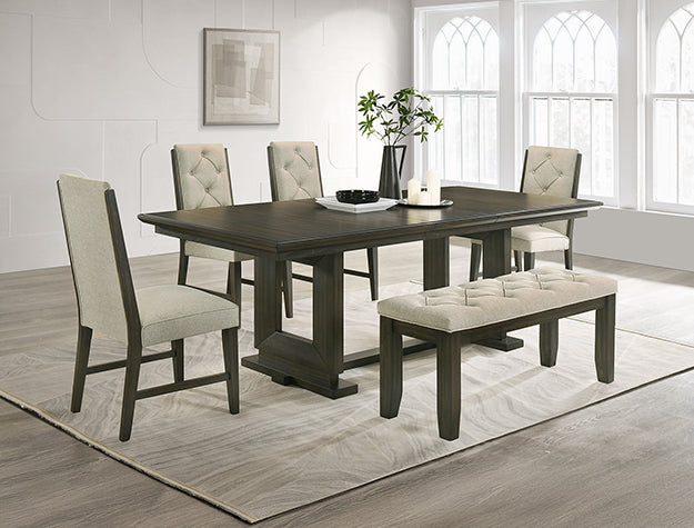 HERBERT DINING TABLE TOP(1X18"LEAF)