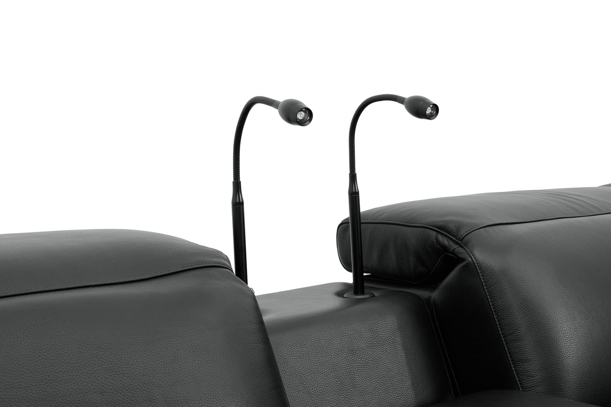 MI-2520 Holly Black Power Reclining Sectional