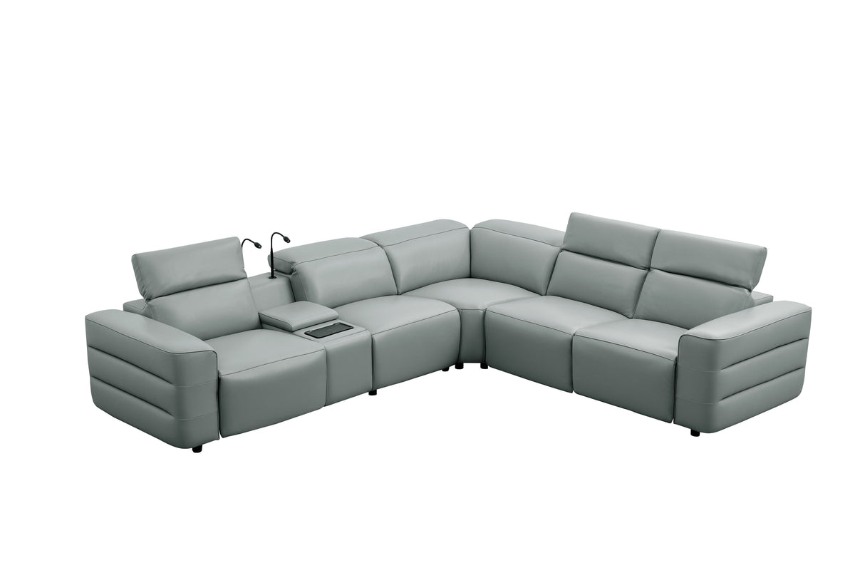 MI-2520 Holly Grey Power Reclining Sectional
