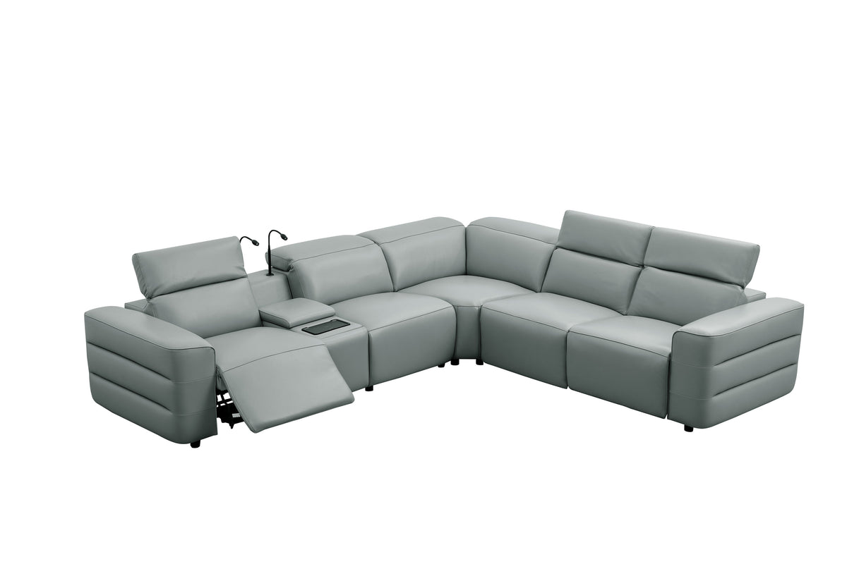 MI-2520 Holly Grey Power Reclining Sectional