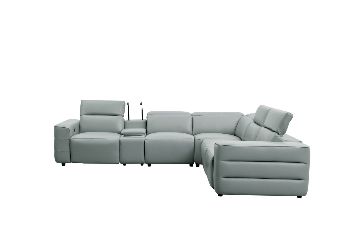 MI-2520 Holly Grey Power Reclining Sectional