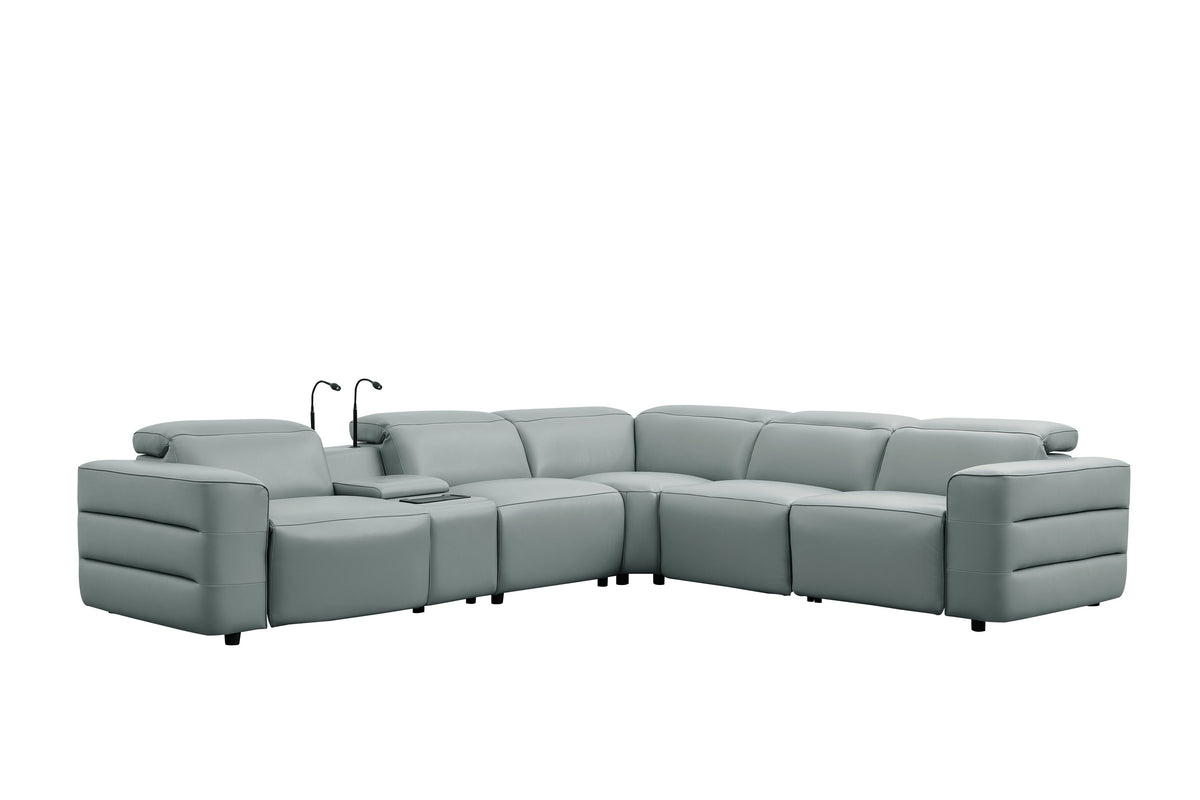 MI-2520 Holly Grey Power Reclining Sectional