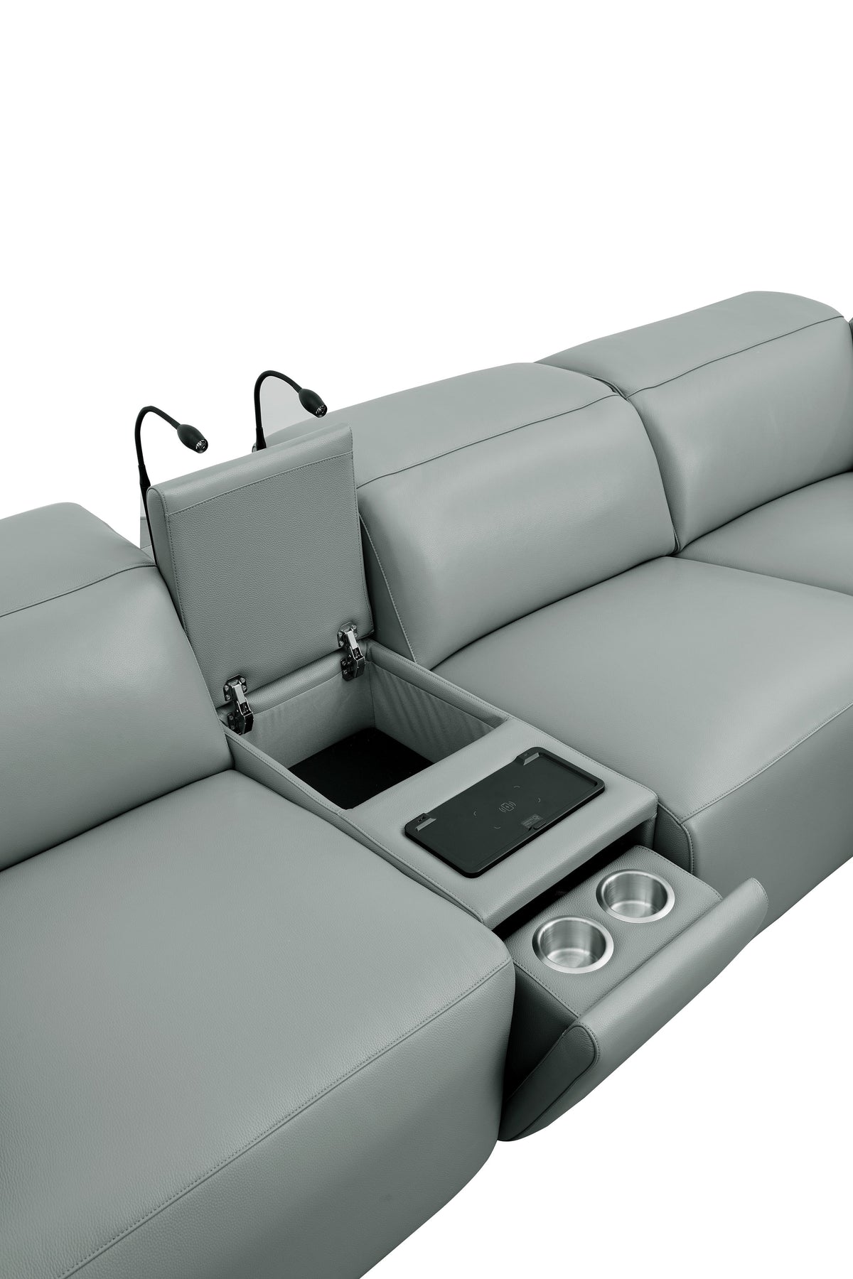 MI-2520 Holly Grey Power Reclining Sectional