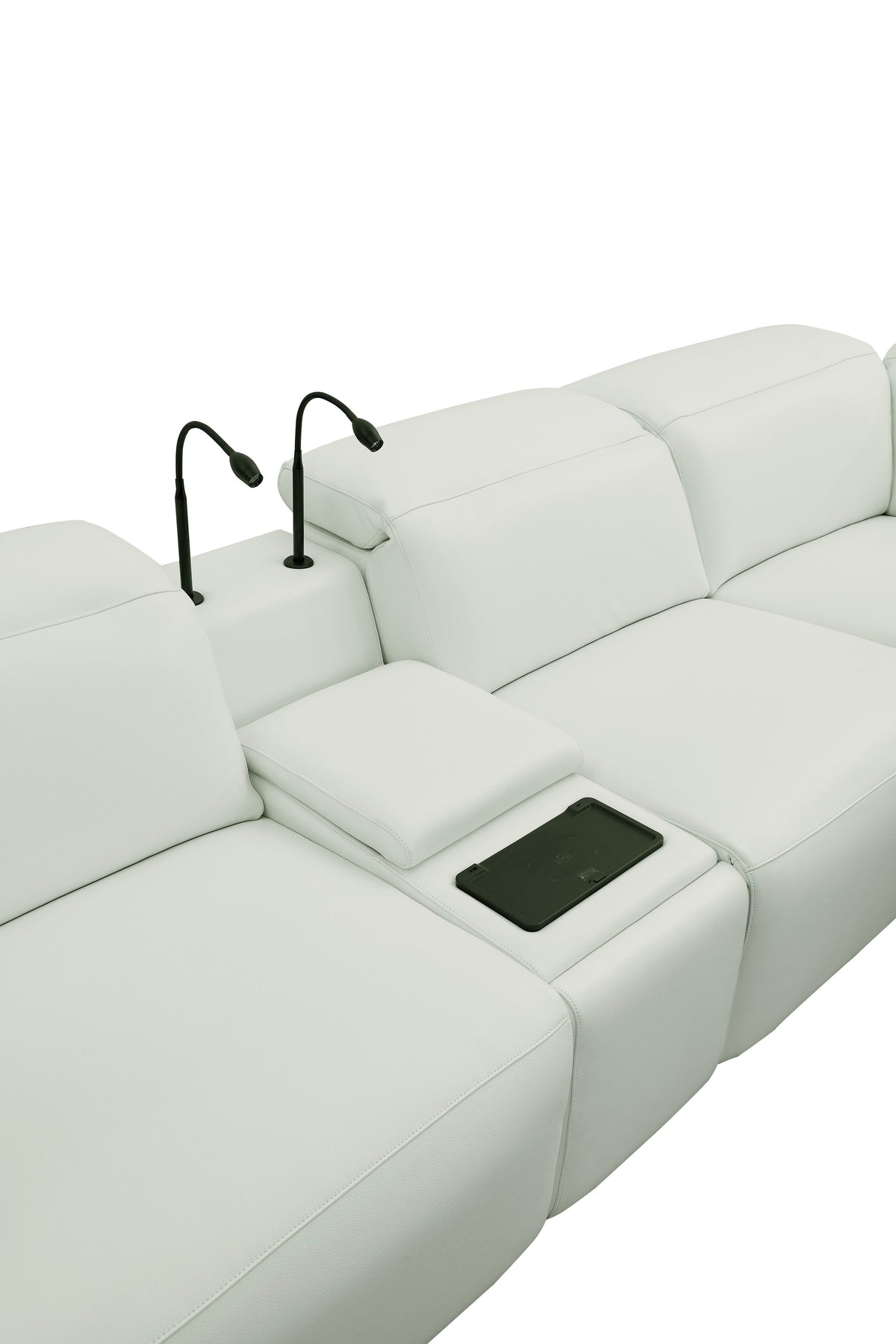 MI-2520 Holly White Power Reclining Sectional