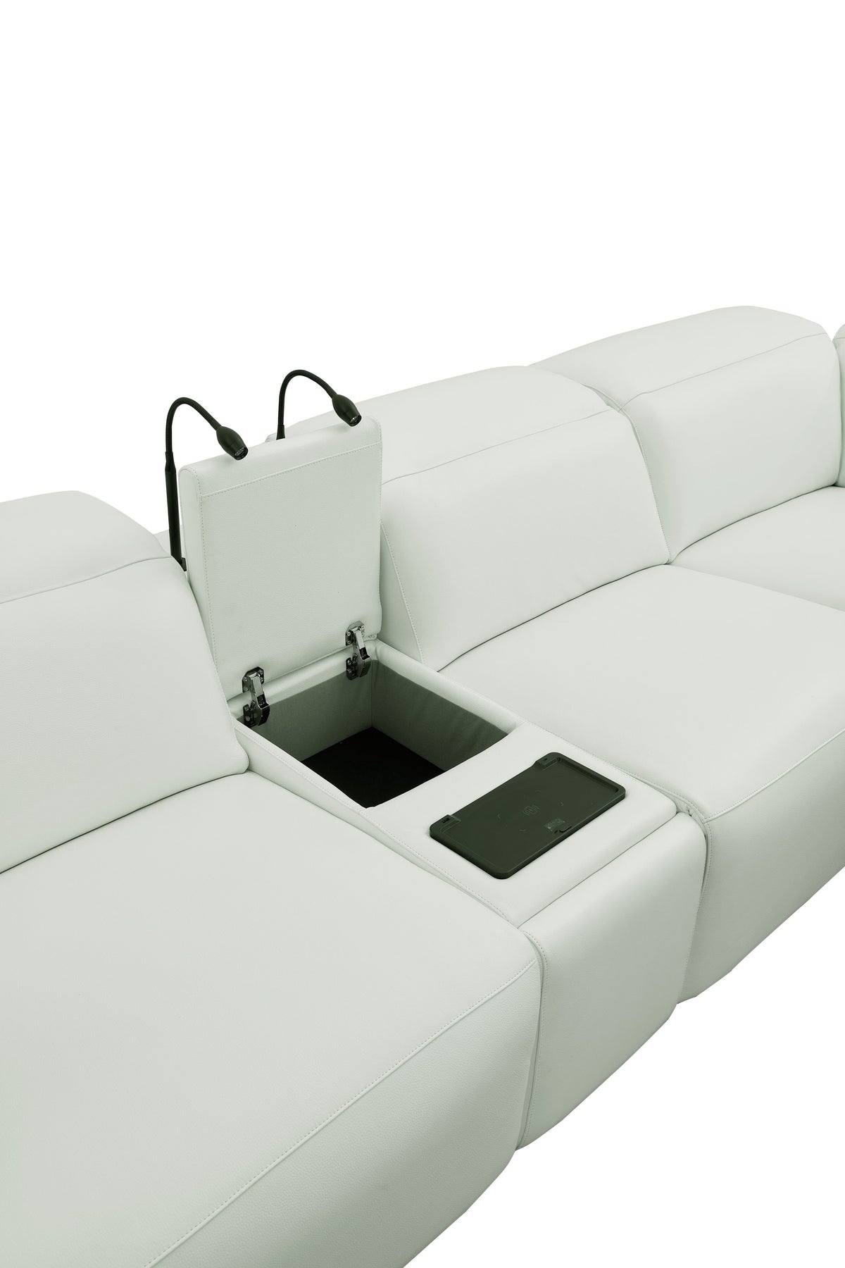 MI-2520 Holly White Power Reclining Sectional
