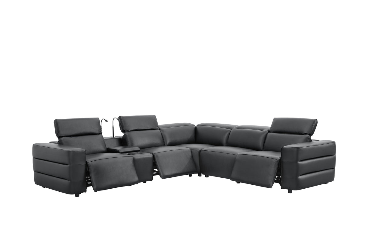 MI-2520 Holly Black Power Reclining Sectional