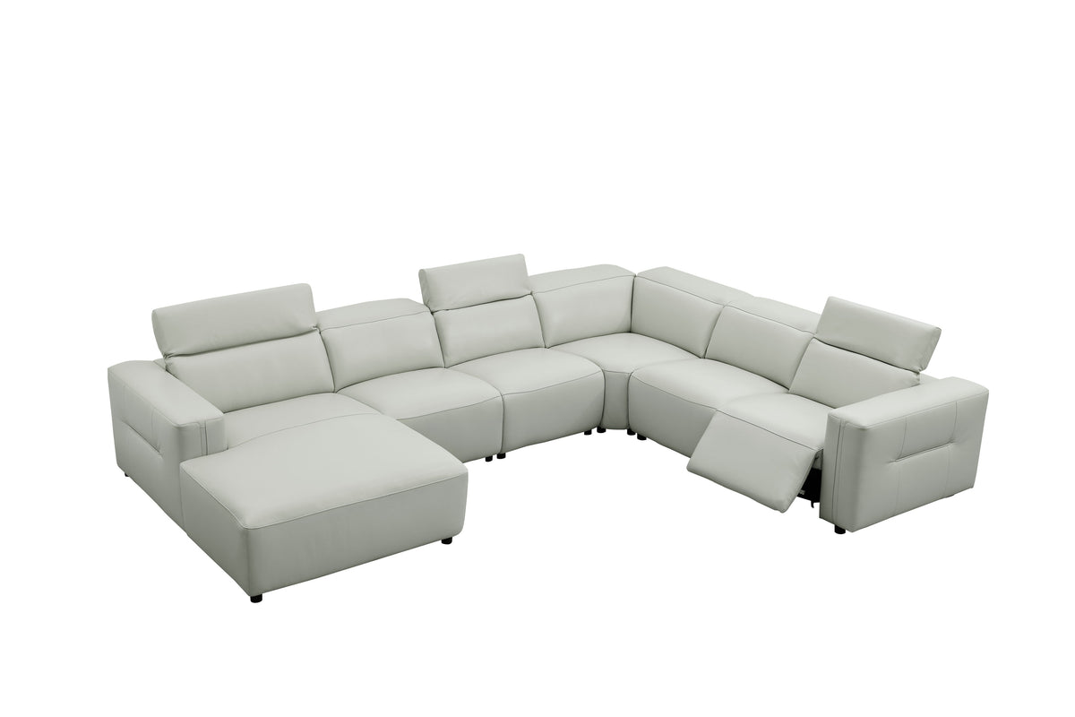 MI-2525 Noel Grey Power Reclining Sectional