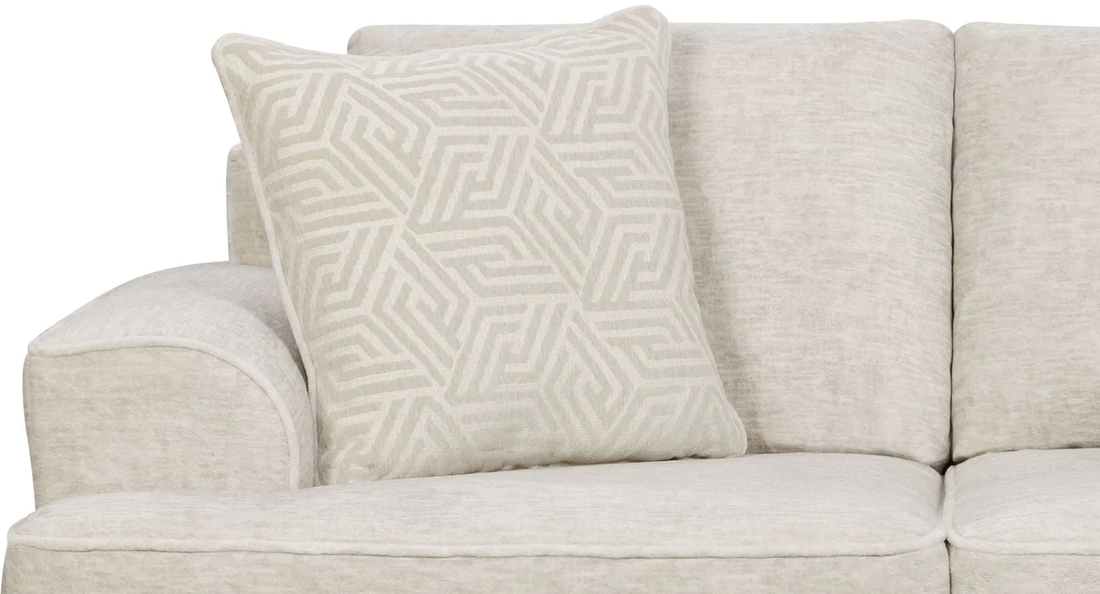Behold 2580 Cream Oversized Sofa & Loveseat Set