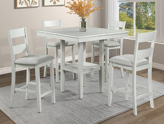 LESTER 5-PK CT HT TBL SET DRIFTWOOD