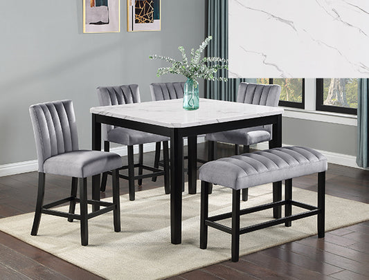 2724-6P Pascal 6PCS Counter Height Dining Set