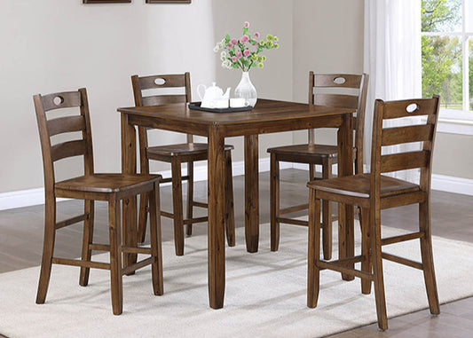5pcs 2767 Ashborn Wood Dining Set
