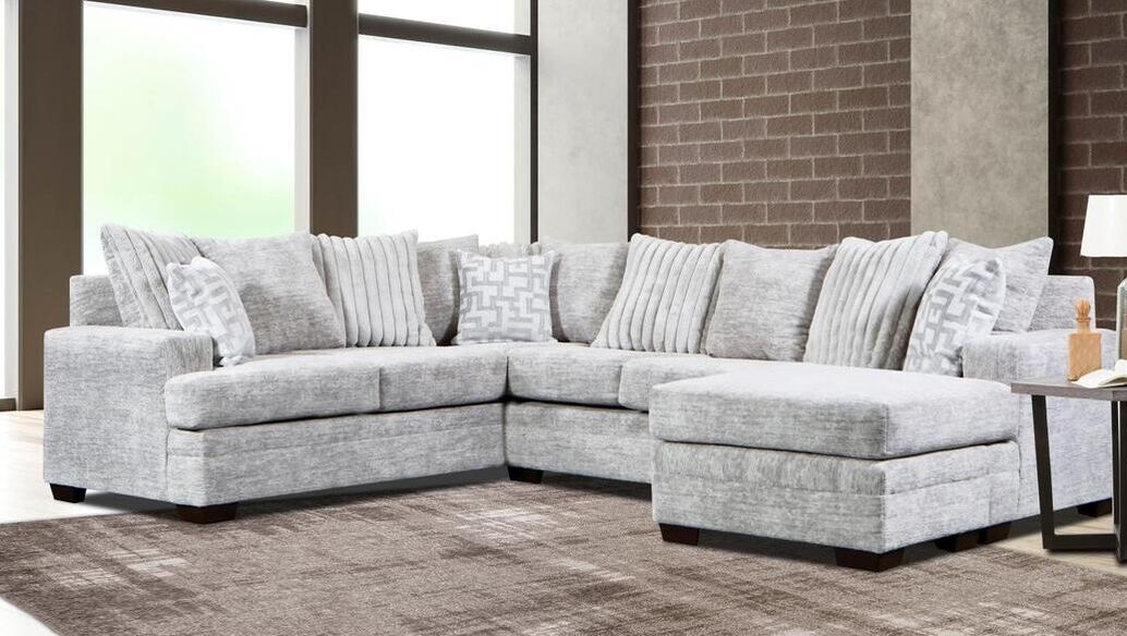 2775-05 Oyster Thick Fabric Oversized Sectional