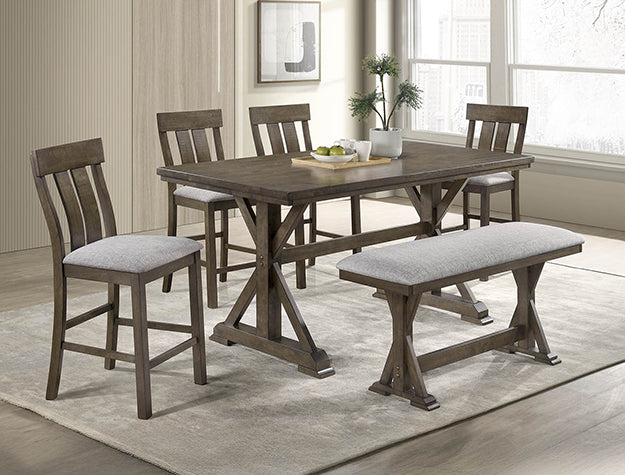 2837-6p Lloyd Counter Height Dining Set