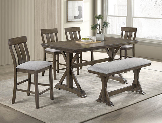 2837-6p Lloyd Counter Height Dining Set