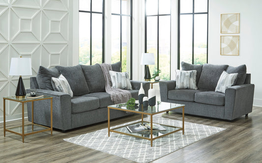 Ashley 285-02 Gravel Sofa & Loveseat