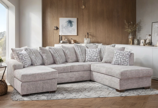 2875-05 Oyster Fabric Sectional
