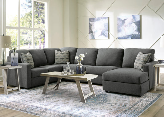 106 Earth Fabric Sectional